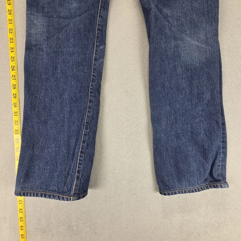 VTG Levis 501 Jeans Mens Blue Medium Wash Straight Regular Button Fly Fits 28x30